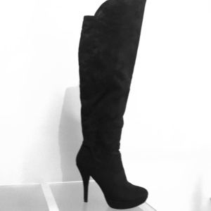 Suede Thigh high boots